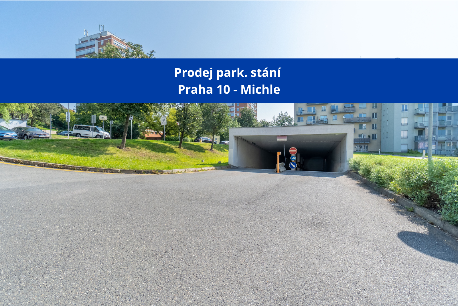 Prodej krytého parkovacího stání - Praha 10 Michle