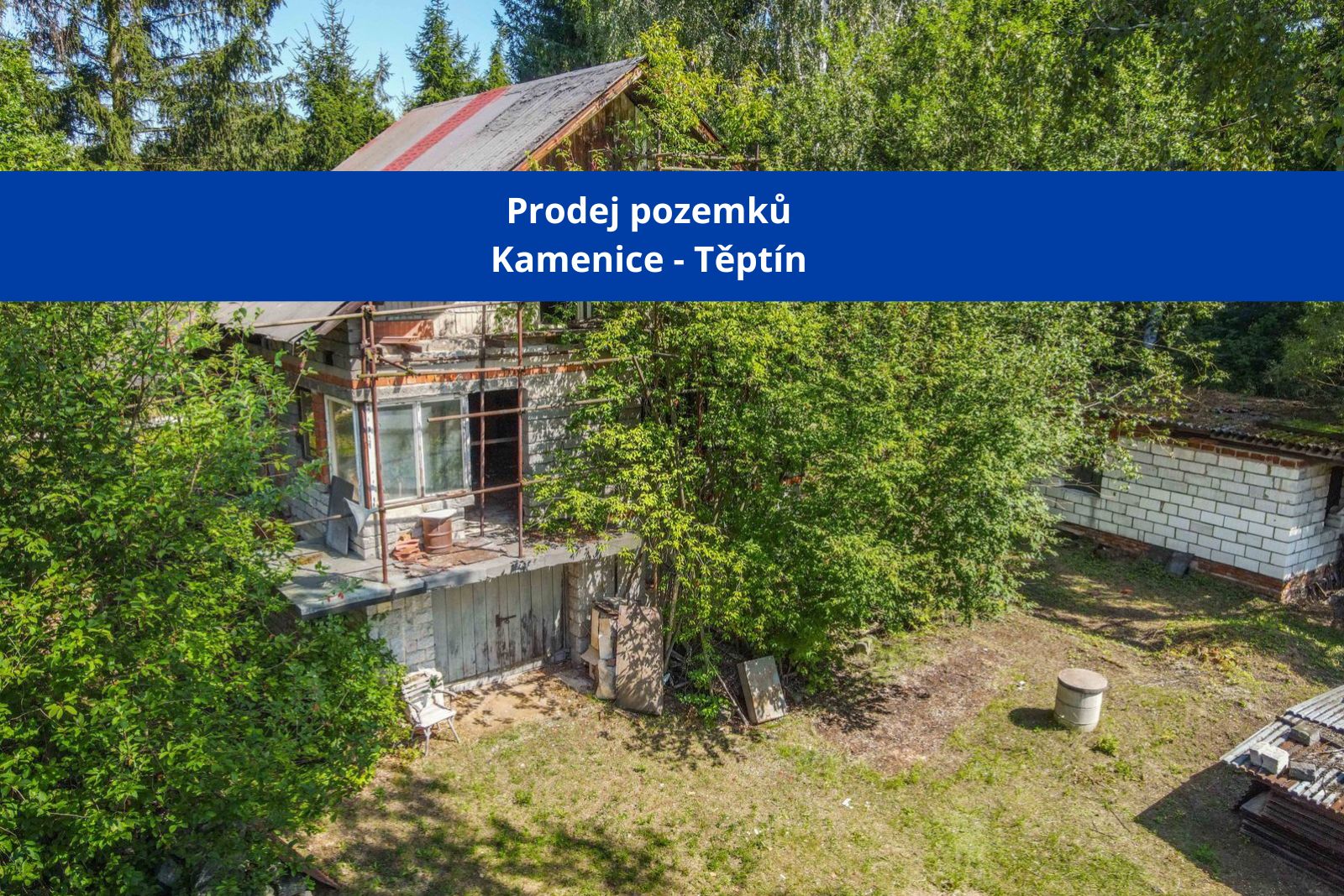 Prodej rekreačních pozemků - Kamenice Těptín