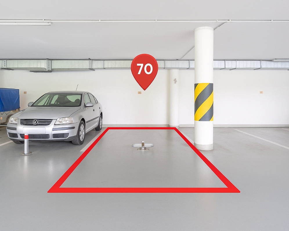 Prodej krytého parkovacího stání - Praha 10 Michle